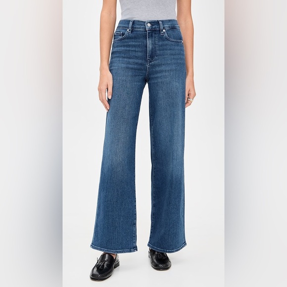 Frame Le Palazzo Wide Leg Jeans in Blue Size 29 - Picture 4 of 11